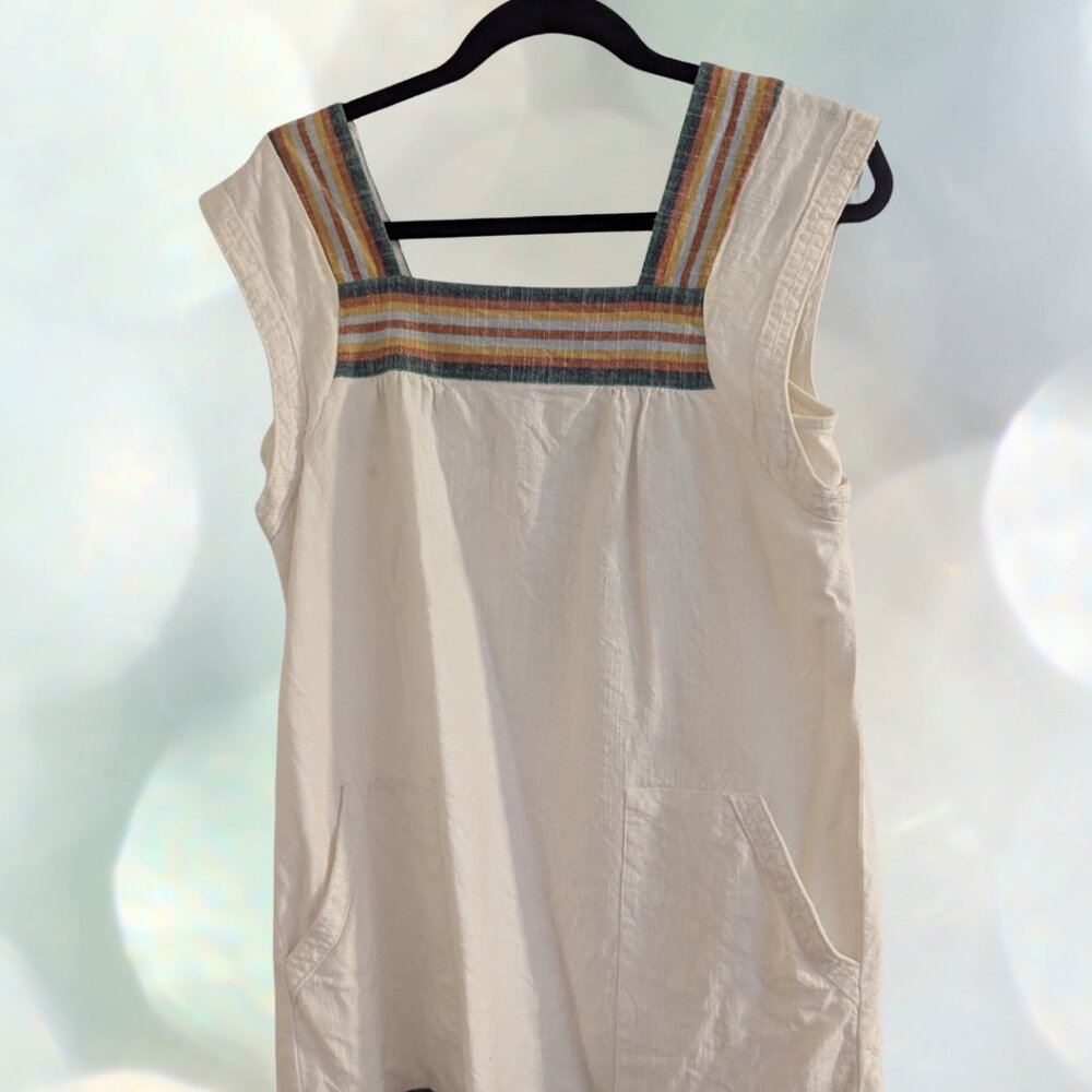 100% Cotton Faherty White Dress